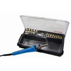 Набор паяльник-выжигатель (19 насадок) ПРОФИ 220 V/30 Вт REXANT
