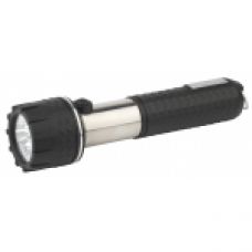 TM3D Фонарь Трофи 3*LED, резина/металл, 3хD, бл+БАТАРЕЙКИ В ПОДАРОК (60/240)