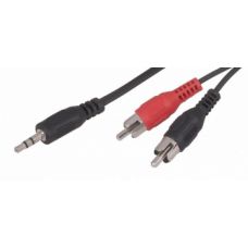 Шнур Стерео 3,5 мм - 2 RCA, длина 1,5 метра REXANT