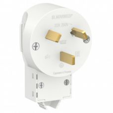 Schneider electric BLANCA ВИЛКА СИЛОВАЯ 2Р+N, 32А, 250В, БЕЛЫЙ