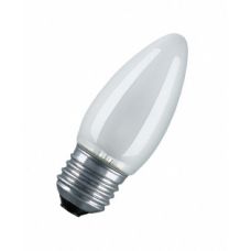 Osram лампа накаливания Е27 60W свеча матовая