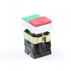 Кнопка XB2-BL8425 d22мм вкл-откл прямоугольная 1НО+1НЗ ЭНЕРГИЯ