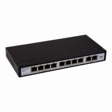 Коммутатор PoE 8 + 2 Uplink; 15,4 Вт на порт, с грозозащитой