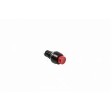 Выключатель-кнопка 250V 1А (2с) (ON)-OFF Б/Фикс красная Micro REXANT