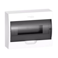 Schneider electric бокс 12 мод. наружный,прозрачная дверь IP40 63А