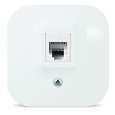 QUEL FLOS Розетка телефонная (RJ11 CAT3) открытой установки Белый
