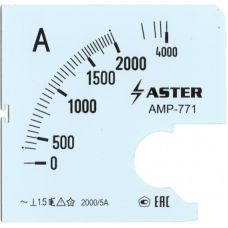 Шкала к амперметру AMP-771 2000/5 А