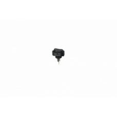 Выключатель клавишный 12V 20А (3с) ON-OFF черный ОВАЛ с желтой LED подсветкой REXANT