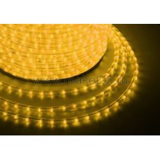 Дюралайт LED, эффект мерцания (2W) - желтый, 36 LED/м, бухта 100м