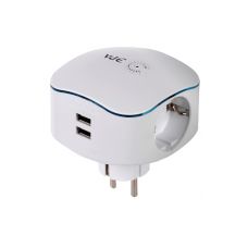Эра разветвитель тройник сз + 2 гн. USB 1000mA