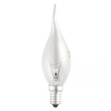 TDM Лампа накаливания свеча на ветру 60W Е14 220V прозрачная