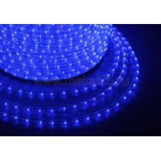 Дюралайт LED, эффект мерцания (2W) - синий, 36 LED/м, бухта 100м