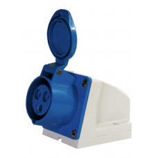 Розетка стационарная наружная TS-123 2P+PE 32А 230В IP44 ЭНЕРГИЯ