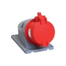 Розетка стационарная наружная TS-124 3P+PE 32А 400В IP44 ЭНЕРГИЯ